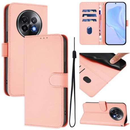 Чохол-книжка Skin Feel S-type для Realme 13+ 5G/13 Pro 5G/13 Pro+ - рожевий