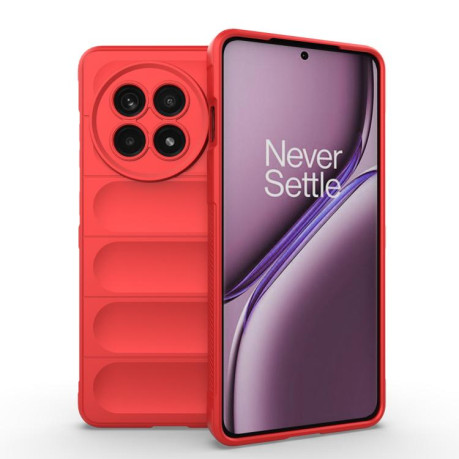 Силиконовый чехол Magic Flannel для OnePlus 13R/Ace 5/Ace 5 Pro - красный