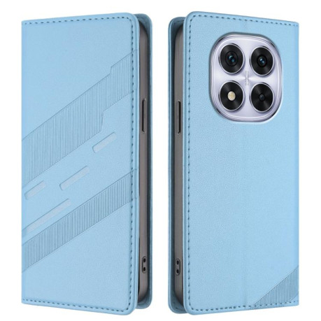 Чохол-книжка Embossed Multi-functional Wallet Retro Leather на Redmi Note 14 Pro 4G - блакитний