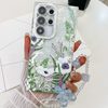 Протиударний чохол із комбінацією твердого та м'якого матеріалу Flowers and Plants блискучий для Samsung Galaxy S25 Ultra 5G - Green Plants