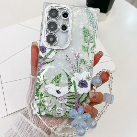 Протиударний чохол Flowers and Plants Series для Samsung Galaxy S25 Ultra 5G - Green Plants
