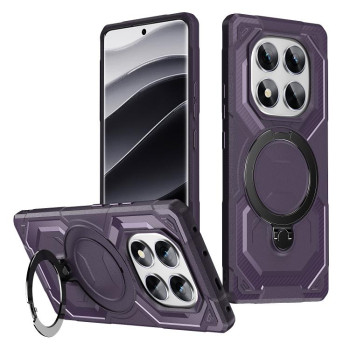 Протиударний чохол MagSafe Magnetic Frosted TPU для Xiaomi Redmi Note 14 Pro 5G - фіолетовий