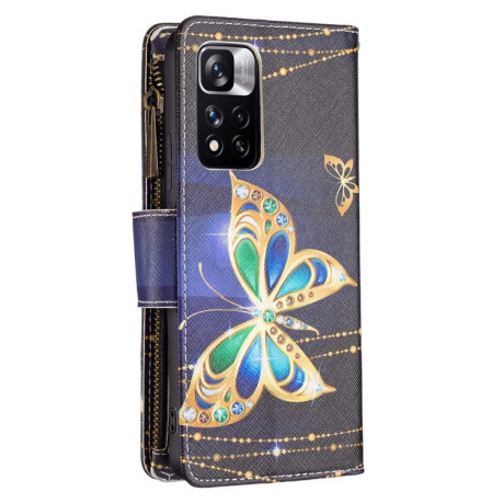 Чохол-гаманець Colored Drawing Pattern для Xiaomi Redmi Note 11 Pro 5G (China)/11 Pro+ - Big Butterfly
