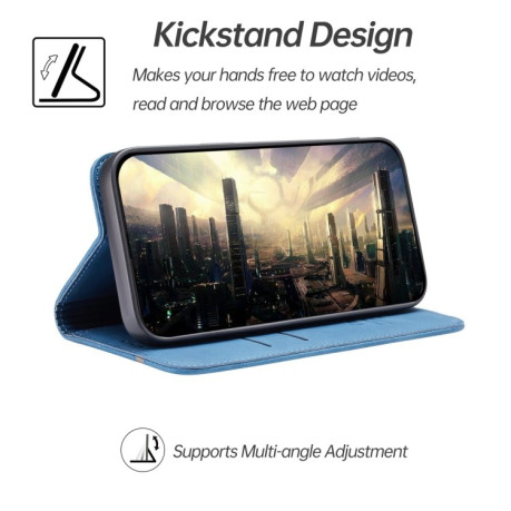 Чохол-книжка Skin Feel Splicing Samsung Galaxy S22 5G - синій