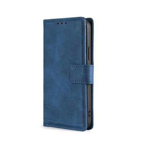 Чохол-книжка Skin Feel Crocodile Texture для Samsung Galaxy S22 Plus 5G - синій