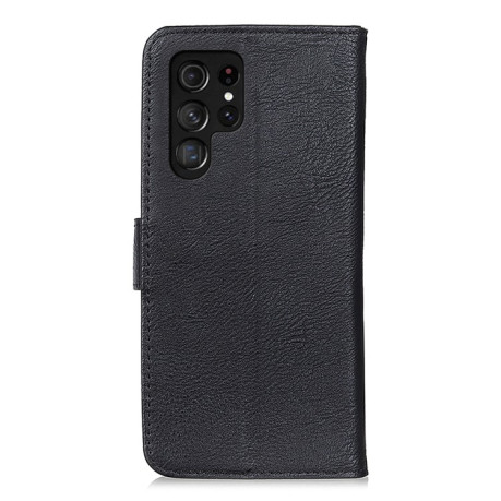 Чохол-книжка Cowhide Texture Samsung Galaxy S22 Ultra 5G - чорний