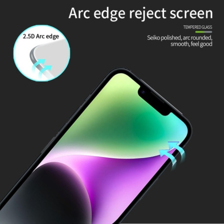 Защитное стекло PINWUYO 9H 3D Full Screen на iPhone 16e - черное