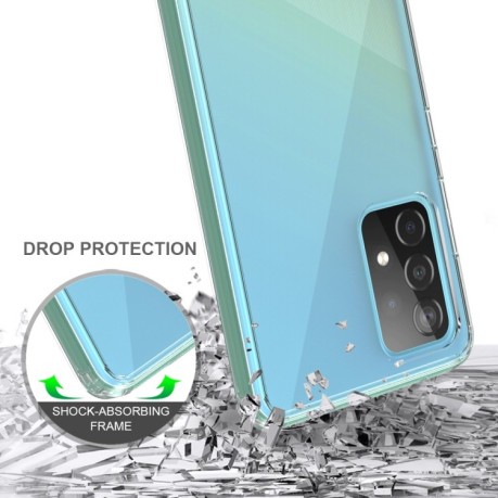 Акриловый противоударный чехол HMC на Samsung Galaxy A52/A52s - прозрачный