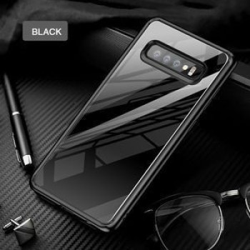Прозрачно- черный чехол TOTU Crystal Color Series Slim на Samsung Galaxy S10+Plus