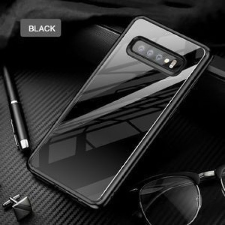 Прозоро-чорний чохол TOTU Crystal Color Series Slim на Samsung Galaxy S10+Plus