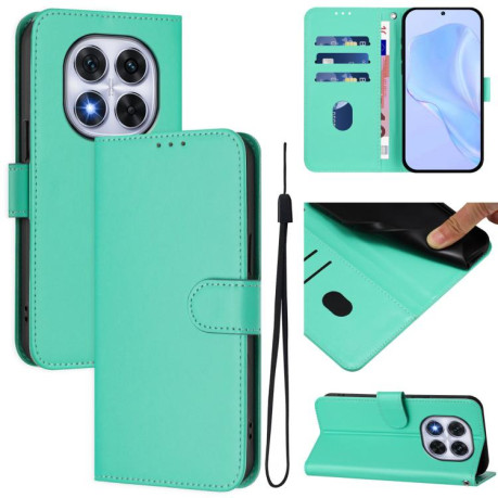Чохол-книжка Skin Feel S-type для Xiaomi Redmi Note 14 Pro 5G/Poco X7 - зелений