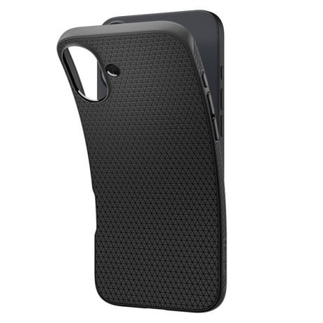 Оригинальный чехол Spigen Liquid Air на iPhone 16 - Black