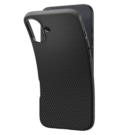 Оригинальный чехол Spigen Liquid Air на iPhone 16 Plus - Black