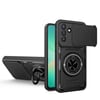 Протиударний чохол зі шторкою камери Sliding Camshield та кільцем-підставкою на Samsung Galaxy A27 5G — чорний