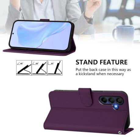 Чехол-книжка Skin Feel S-type для Samsung Galaxy A26 5G - фиолетовый