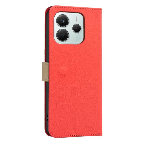 Противоударный чехол Shield Frame Holder MagSafe для Xiaomi Poco M7 Pro 5G - красный