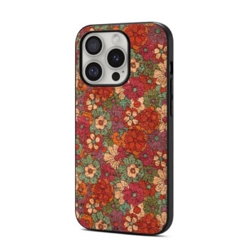 Противоударный чехол Seasons Flower Language Series для iPhone 16 Pro Max - Summer Red