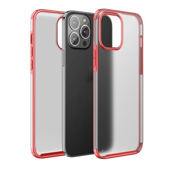 Ударозащитный чехол Four-corner на iPhone 13 Pro Max - красный