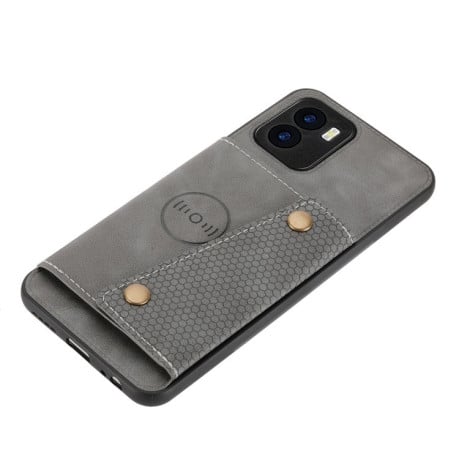 Чохол протиударний Double Buckle для Vivo Y15s - сірий