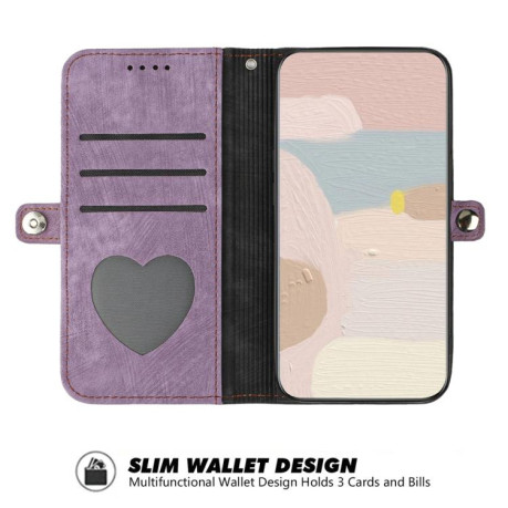 Чохол-книжка Side Buckle Double Fold Hand Strap Leather на OPPO Reno13 F/Reno13 FS - фіолетовий