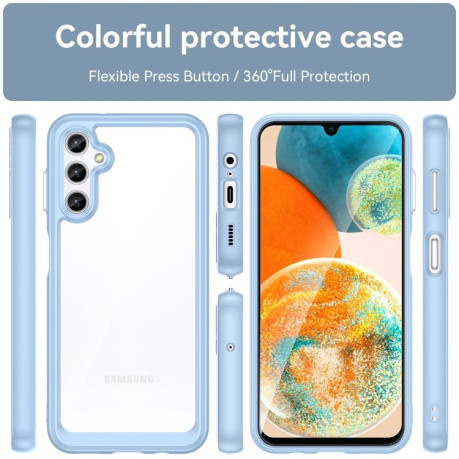 Противоударный чехол Colorful Acrylic Series для Samsung Galaxy A14 5G - синий