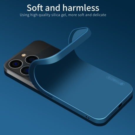 Протиударний чохол PINWUYO Sense Series для iPhone 14 Pro Max - синій