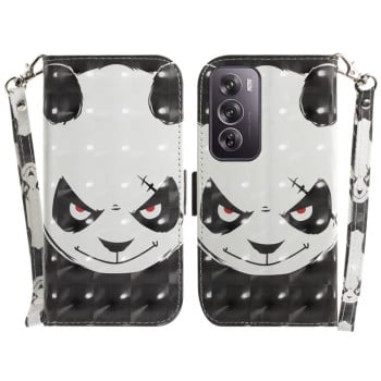 Чохол-книжка 3D Colored Horizontal Flip Leather для OPPO Reno 12 Pro 5G Global - Bear