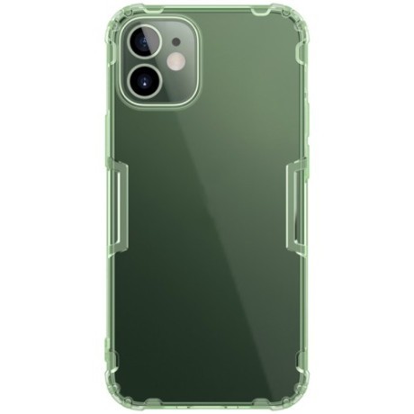 Протиударний силіконовий чохол NILLKIN Nature на iPhone 12 Mini - зелений