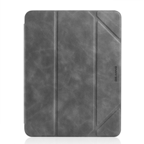 Чехол-книжка DG.MING See Series для iPad 9/8/7 10.2 2019/2020/2021 - серый