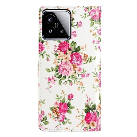 Чехол-книжка Colored Drawing Pattern для Xiaomi 15 - разноцветные