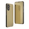 Чехол книжка Clear View на Galaxy A27 5G — золотой