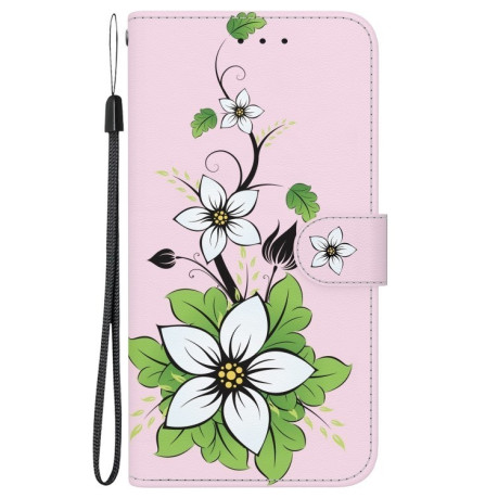 Чехол-книжка Colored Drawing Series на iPhone 16e - Lily