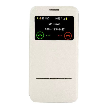 Чехол-книжка Display ID для Samsung Galaxy S7 Edge / G935 - белый