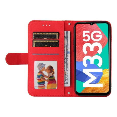 Чехол-книжка Skin Feel Life Tree для Samsung Galaxy M33 5G - красный