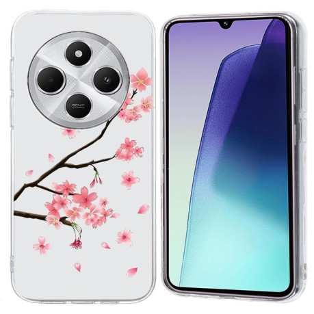 Чехол Colorful Painting Pattern TPU для Xiaomi Redmi 14C 4G/Poco C75/Redmi A4 5G - Blossom
