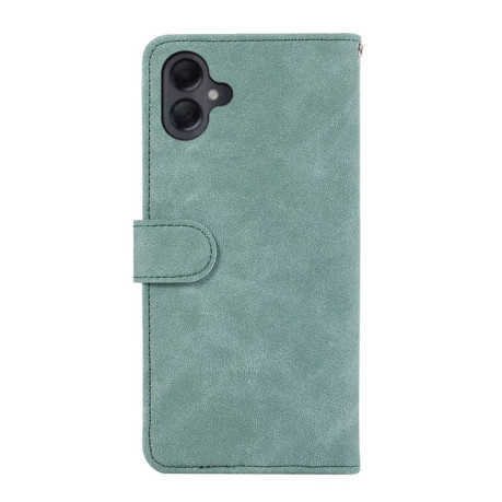 Чохол-книжка ABEEL Color Block Magnetic RFID Leather для Samsung Galaxy A06 4G - Cyan-Pink