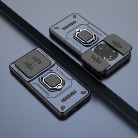Протиударний чохол Sliding Camshield для Realme 14 Pro+ 5G - синій