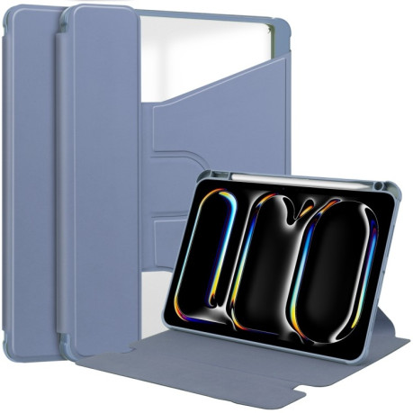 Чохол-книжка Transparent Rotation Smart Leather для iPad Pro 13 2024 - Lavender