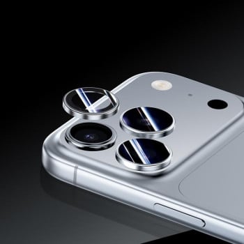 Защитное стекло на камеру  Benks Sapphire AR для iPhone 17 Pro — серебристое