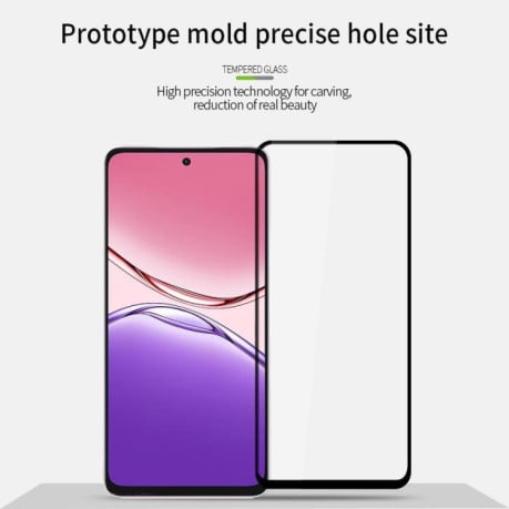 Защитное стекло MOFI 9H 3D Full Screen на OPPO A5 Pro 4G / 5G Global - черное