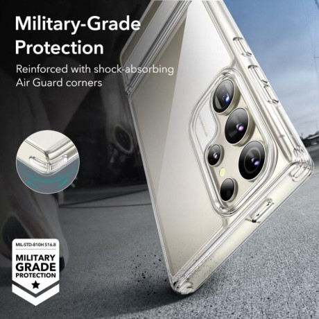 Силіконовий чохол-підставка ESR Air Shield Boost Samsung Galaxy S24 Ultra - transparent