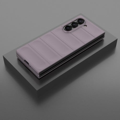 Силіконовий чохол Magic Flannel для Samsung Galaxy Fold 6 - фіолетовий
