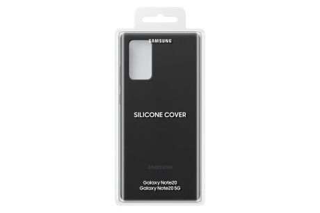 Оригинальный чехол Samsung Silicone Cover для Samsung Galaxy Note 20 black