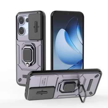 Противоударный чехол Sliding Camshield для OPPO Reno13 5G Global - фиолетовый