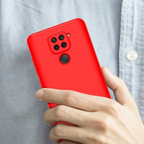 Противоударный чехол GKK Three Stage Splicing на Xiaomi Redmi Note 10 Pro - красный