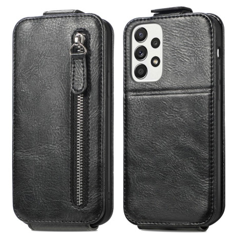 Флип-чехол Zipper Wallet для Samsung Galaxy A53 5G  - черный