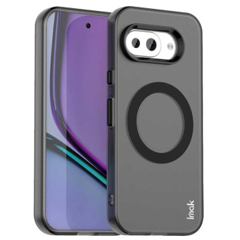 Протиударний чохол IMAK Candy Series Shockproof MagSafe для Google Pixel 9a - чорний