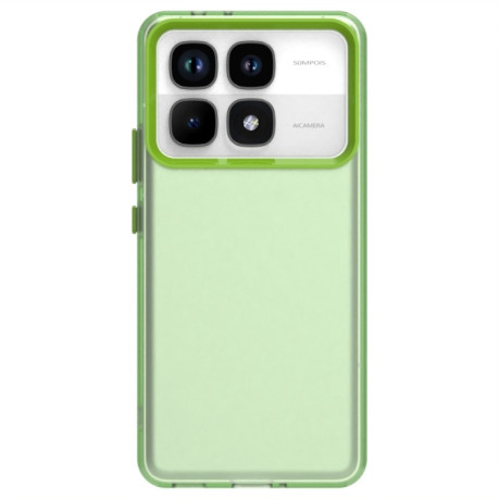 Противоударный чехол Candy Series для Xiaomi 14T Pro - зеленый
