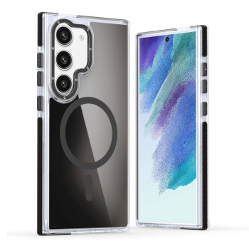 Чехол Dual-Color Gradient Discolor MagSafe для Samsung Galaxy A06 - черный