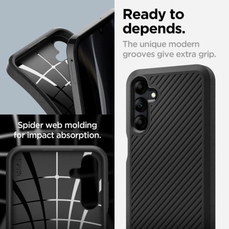 Оригинальный чехол Spigen Core Armor для Samsung Galaxy A15 4G / 5G - черный